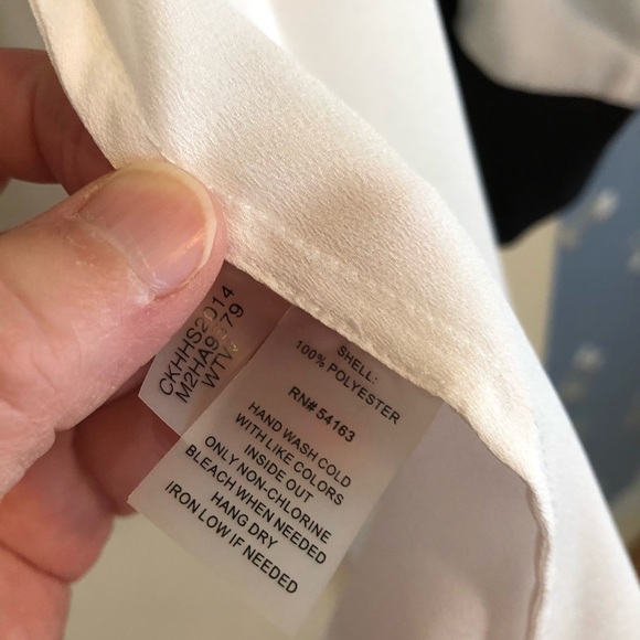 Calvin Klein Black and White blouse - Picture 7 of 7